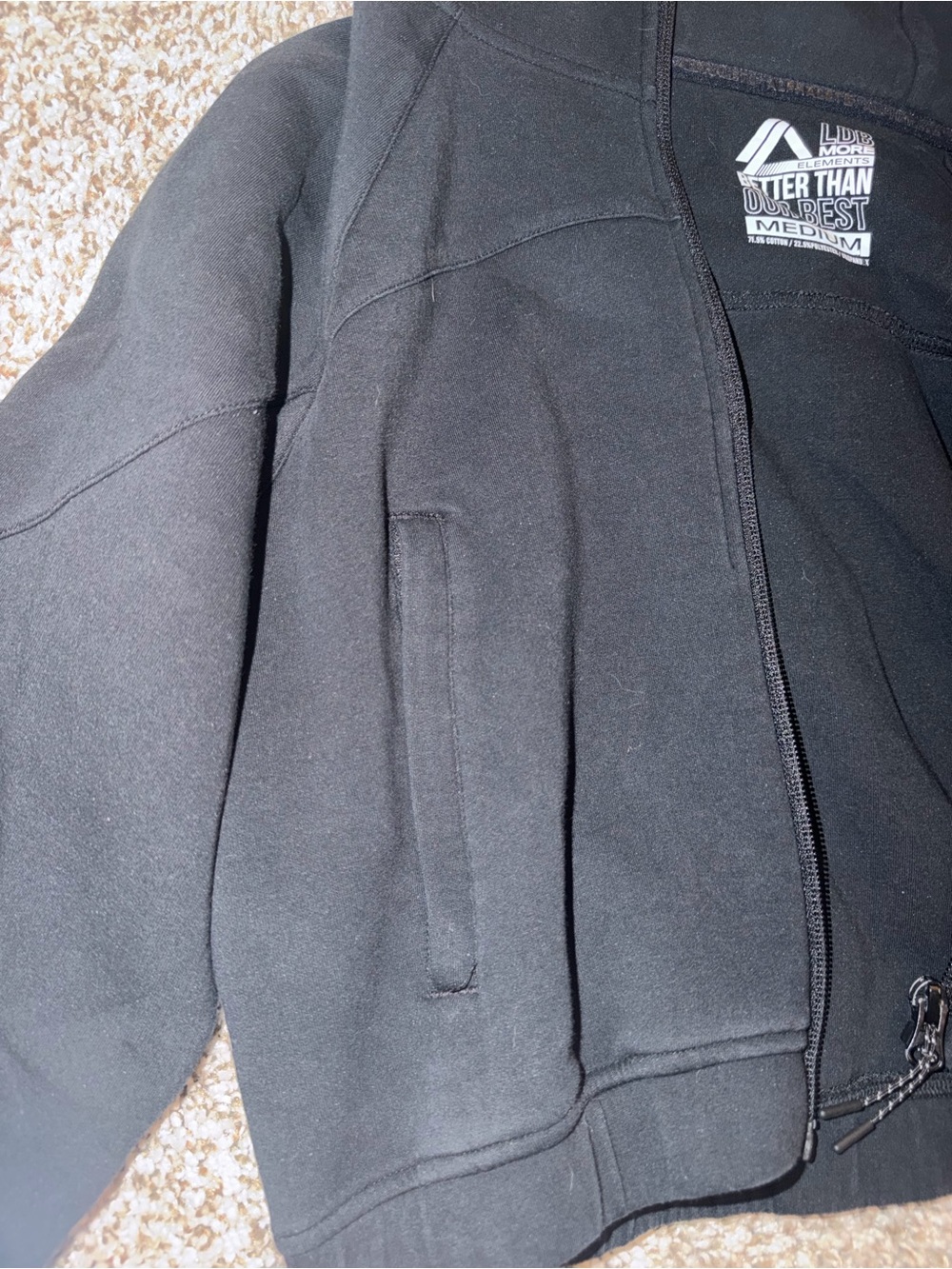 Alphalete black cropped zip up - Picture 5 of 5